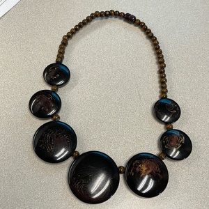COPY - Brown beaded necklace